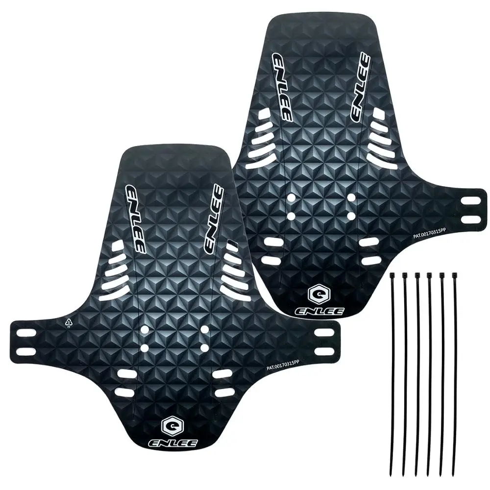 

Mtb Bike MudGuards PP5 Plastic Road Bicycle Fenders Wings Bicycle Mud Guard 2 Piece