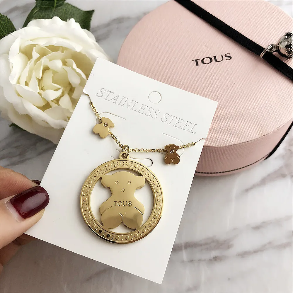 

TOUSES Knot Round Crystal Gem Multilayer Adjustable Calvines Bracelet Set Women kenzoe Fashion Party Jewelry Tommy High