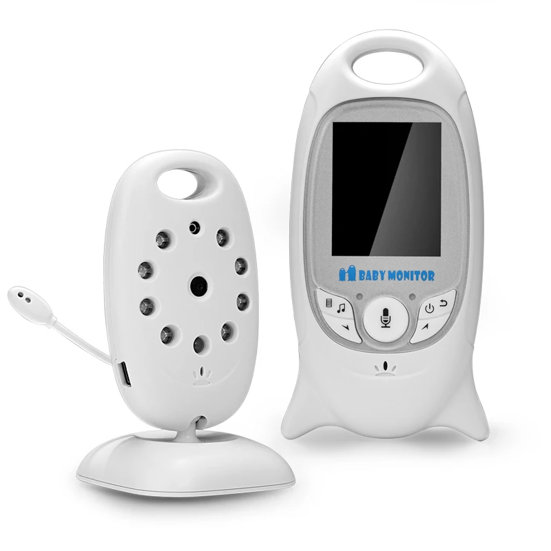 

Wireless Video Baby Monitor 2.0 inch Color Security Camera 2 Way Talk NightVision IR LED Temperature Monitoring with 8 Lullaby
