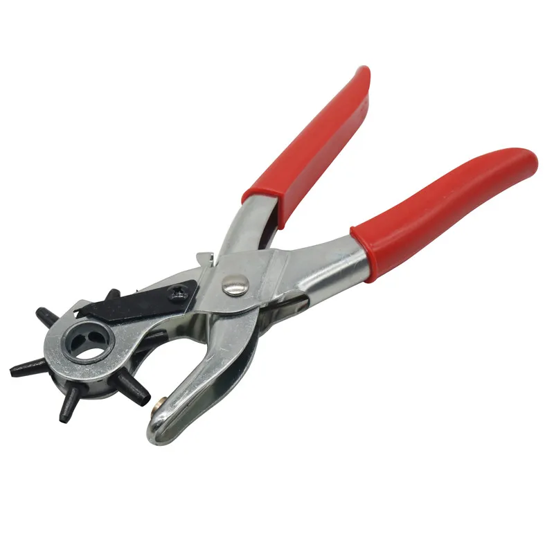 

Leather Belt Hole Punch Plier Eyelet Puncher Revolve Sewing Machine Bag Setter Tool Watchband Strap Household leathercraft