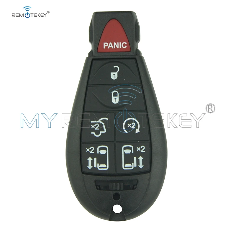 Remtekey для Dodge chrysler jeep fobik КЛЮЧ M3N5WY783X 267F-5WY783 434 МГц Автомобильный Брелок дистанционного управления с ключом 2009 2010 2011 - Цвет: Розовый