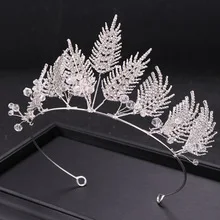 Bride Headdress Princess Crown Wedding Accessories New Style Korean Style Crystal Crown Hair Clasp
