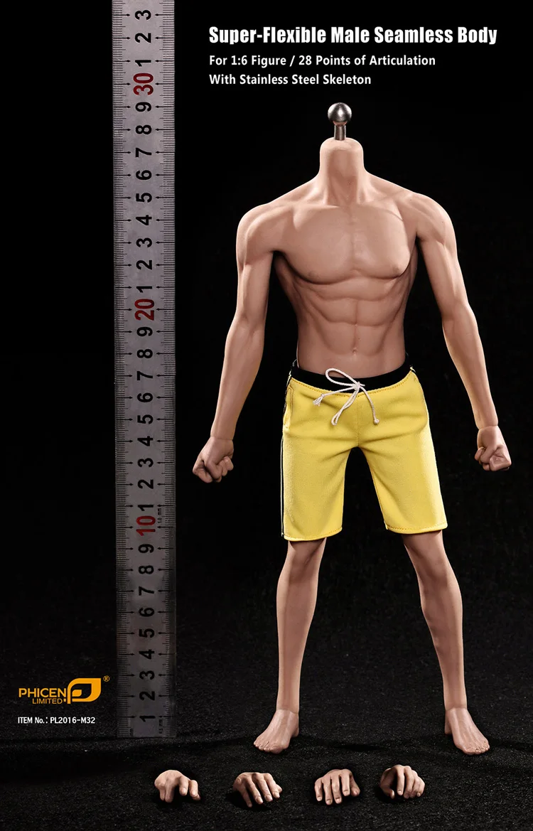 SUPER FLEXIBLE FIGURE 【PL2016-M33】 TBLeague Pl2016-M33 1/6 Flexible Male Seamless Muscle Body