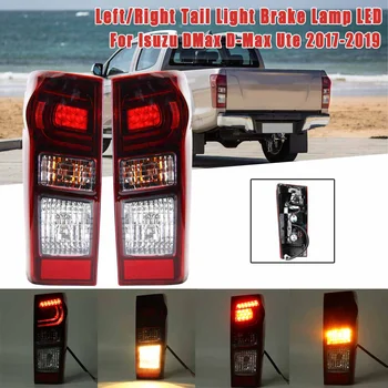 

Left/Right Rear LED Tail Light For Isuzu DMax D-Max Ute 2017 2018 2019 with wire Harness bulbs Replacement #8961253983 898125393