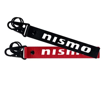

Car Keyring Keychain For Nissan Nismo Almera Juke Qashqai Tiida X Trail Note Teana 350Z 370Z Nylon Ribbon Key Ring Accessories