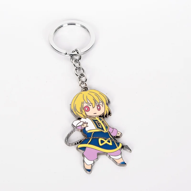 Аниме охотник х охотник брелок Gon Killua Zoldyck Kurapika Hisoka металлические фигурки брелок автомобильный брелок для ключей