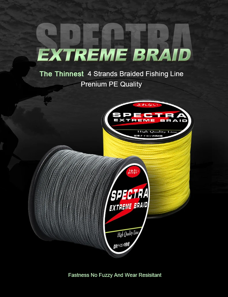 Braided Line Super Strong Multifilament Fishing Line Trout 10LB-80LB Lure  Wire