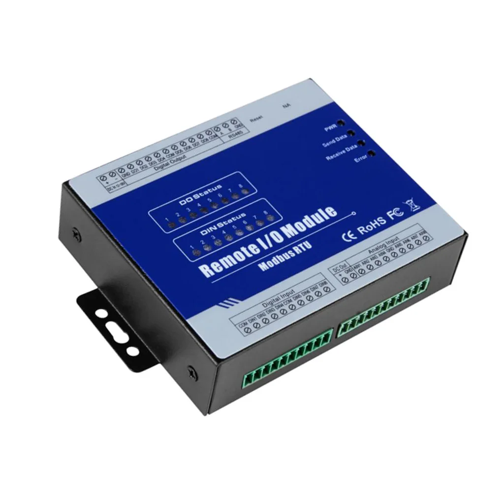 M330 Modbus RTD Remote IO Module (8AI) RS485 Data Acquisition Module Support Modbus TCP Security System