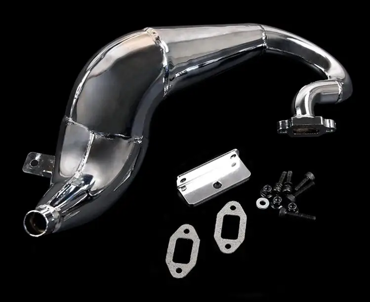 1/5 Rovan Rofun LT 71cc engine circle tunepipe exhaust pipe for losi 5ive-t 97059