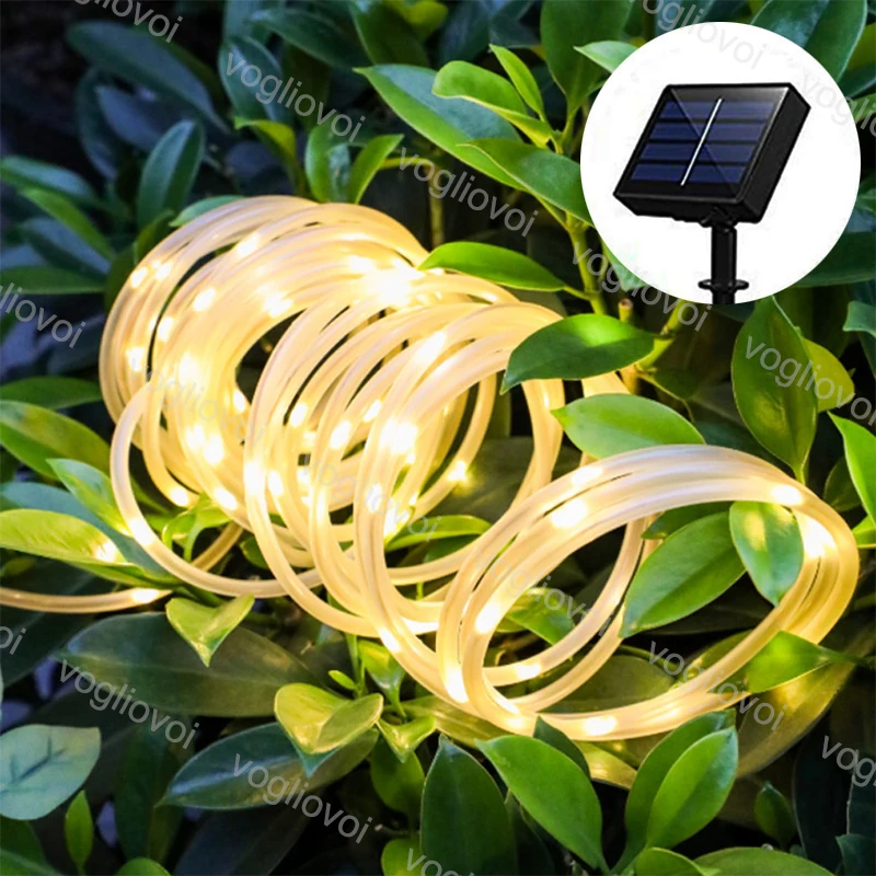 

Vogliovoi Solar Garden Lights Led String 50 100 200M Multicolor Transparent Tube 8 Mode For Outdoor Christmas Holiday
