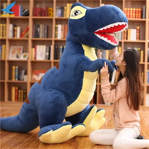 Fancytrader 79 ''гигантский набивной плюшевый большой динозавр тираннозавр игрушка Rex подарки для детей мягкие милые животные куклы 200 см