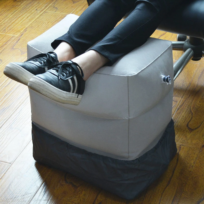 Обновленная надувная подушка для ног для путешествий с надувной чехол для защиты от пыли регулируемая три высоты подушка для ног на открытом воздухе