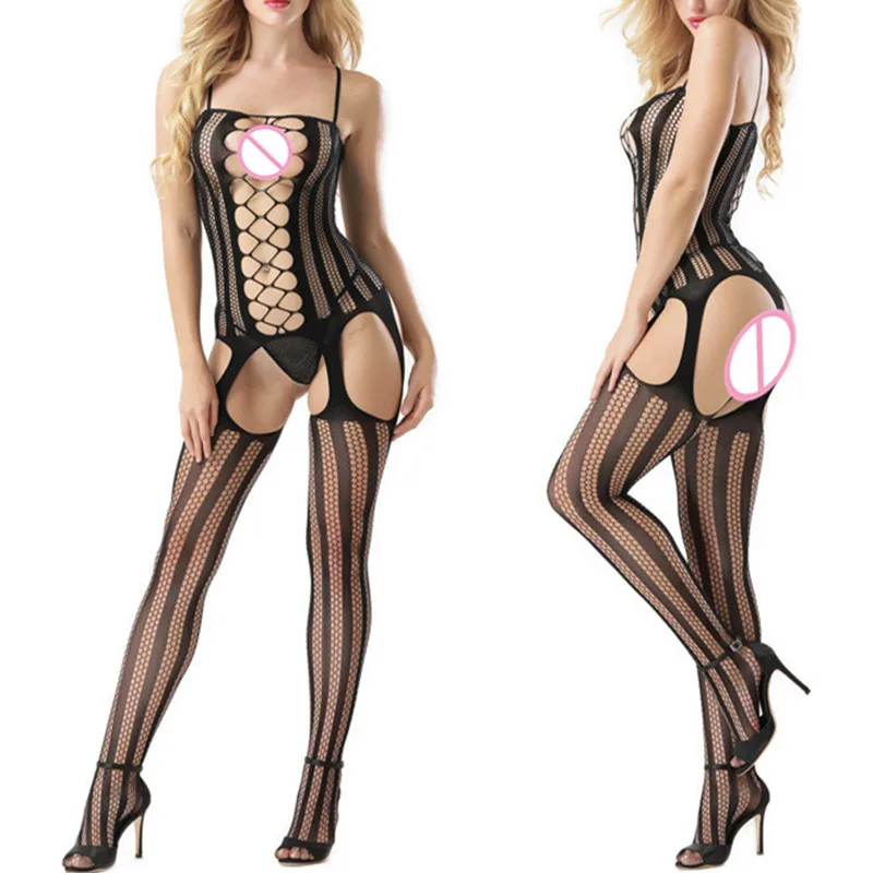 Fullbody-Bodystocking-women-Hosiery-sexy-Stockings-romper-intimates-Onesies-Sleep-Bottoms-Bustiers