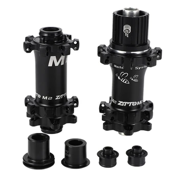 

ZTTO MTB 28H Hole Straightpull Ultralight Bicycle Hub MS Mini Spline Core 54T Ratchet for 12 Speed Thru Axle QR 28H Bicycle Hub