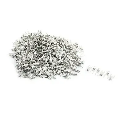 

600PCS AWG16-14 SNB2-3 SNB2-4 SNB2-5 Non Insulated Fork Terminals