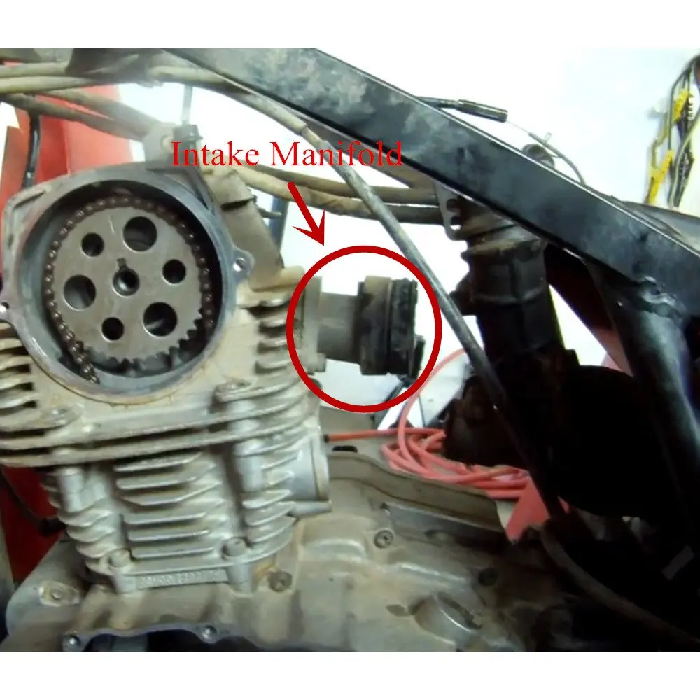 Intake Manifold Adapter Boot for Yamaha ATV 1999-2004 Bear Tracker YFM250 Replaces 4XE-13586-00-00