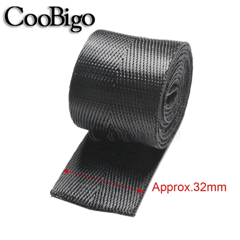 Webbing Size 32mm 1 ярд мульти размер елочка узор тесьма ремень нейлон полипропилен лента для собаки ошейник Рюкзак сумка Жгут - Цвет: Webbing Size 32mm