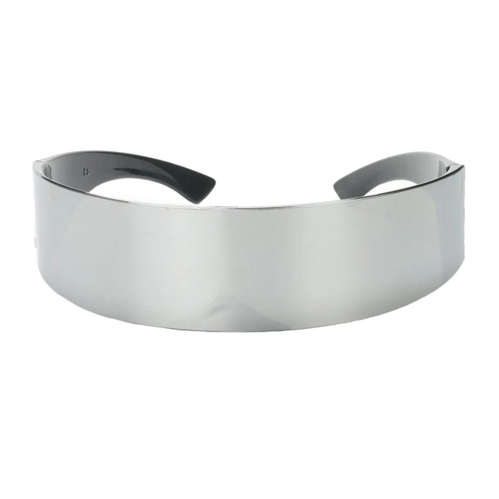Novelty Metallic Silver Space Robot Party Eye Glasses Future Soldier Sunglasses Unisex Photo Prop Goggles Novelty Metallic Silver Space Robot Party Eye Glasses Future Soldier Sunglasses Unisex Photo Prop Goggles