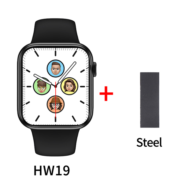 Smartwatch Series 6 Smart Watch Men Women HW19 plus Heart Rate Monitor pk W26 W37 P8 plus HW22 pro max D20 Y68 IWO 13