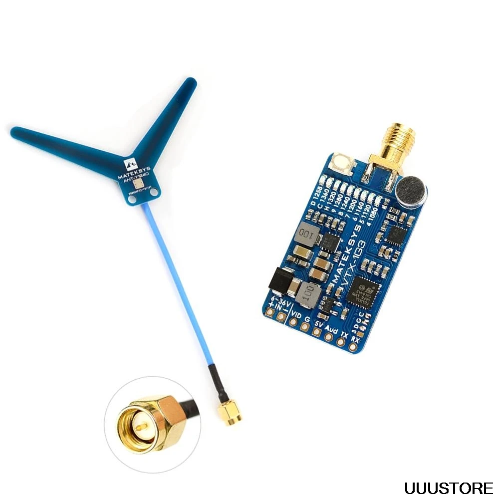 Система Matek MATEKSYS VTX 1G3 9 1.2ггц 1.3ггц 9CH международная версия FPV видео передатчик для радиоуправляемых дронов|Детали и аксессуары| | АлиЭкспресс