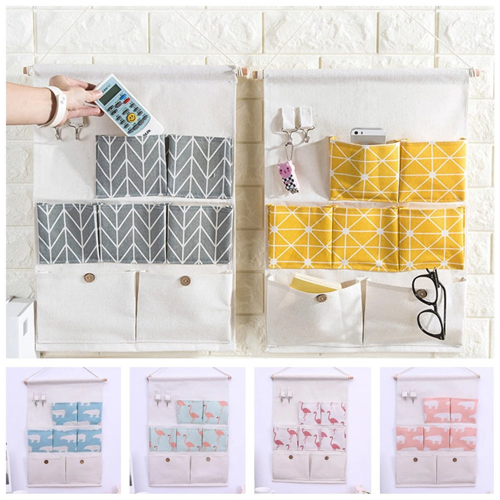 

Wall Hanging Organizer Cute Bag Multi-layer Storage Box Holder Makeup Boxes Containers Basket for Toys Underwear Socks Clothes