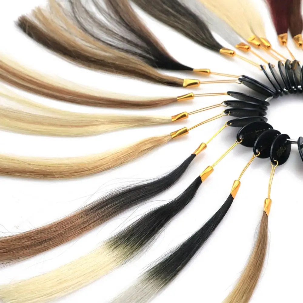 MRSHAIR 28 кольца цвета Волосы Remy цветовые диаграммы профессиональный салон