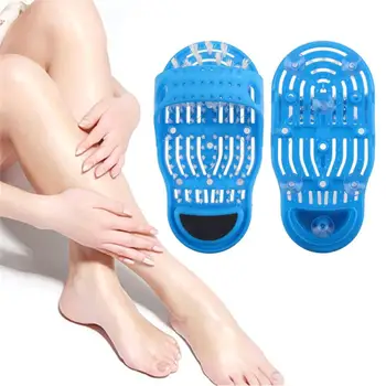 

Bathroom Massage Slippers Foot Cleaner Scrub Brush Exfoliating Feet Scrubber Washer Spa Shower Gift Foot Care Tool Dropshipping