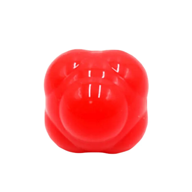 Size M 56 mm Фитнес-шестигранный силиконовый реакционный мяч для ловкости, тренировки, спортивный тренировочный мяч - Цвет: Size M 56 mm