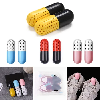 

1 Pair Shoe Deodorant Cute Pill Shape Shoe Dryer Shoe Deodorizer Antimicrobial Carbon Closet Deodorant Drawer Moisture Absorber