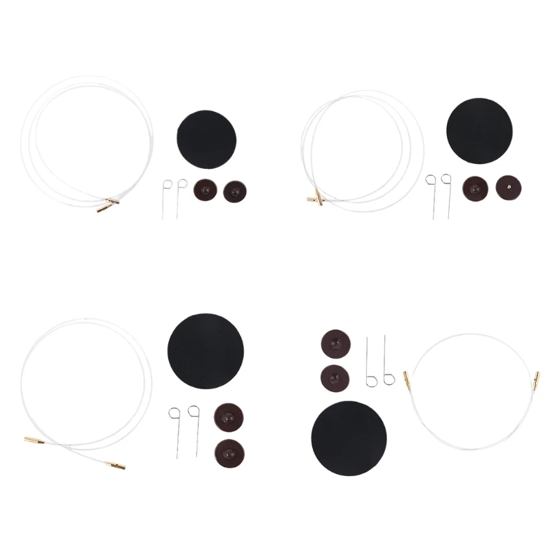 Knitting Needle Cable End Connector Kit Interchangeable For DIY Knit Weaving