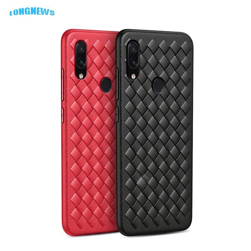 

Fashion New Cell Phone Case For Xiaomi Redmi 7 7A 6 6A 5 6pro 5A Note 8 pro Note 7 6 5 plus Protection Shell Weave Back Cover