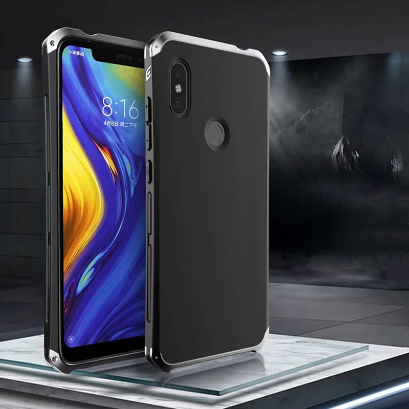 Для Xiaomi Redmi Note 8 Pro Mi 9 MI 10 Чехол Алюминиевый металлический бампер жесткий матовый