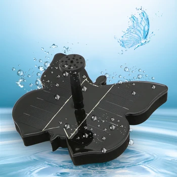 

Mini Solar Fountain Solar Water Fountain Garden Pool Pond Outdoor Solar Panel Garden Decoration Butterfly Shape Floating Bird