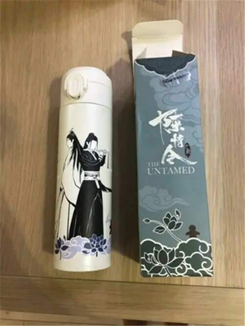 Grandmaster of Demonic культивирование Chenqinglin Untamed Вакуумная чашка из нержавеющей стали Косплей Подарки
