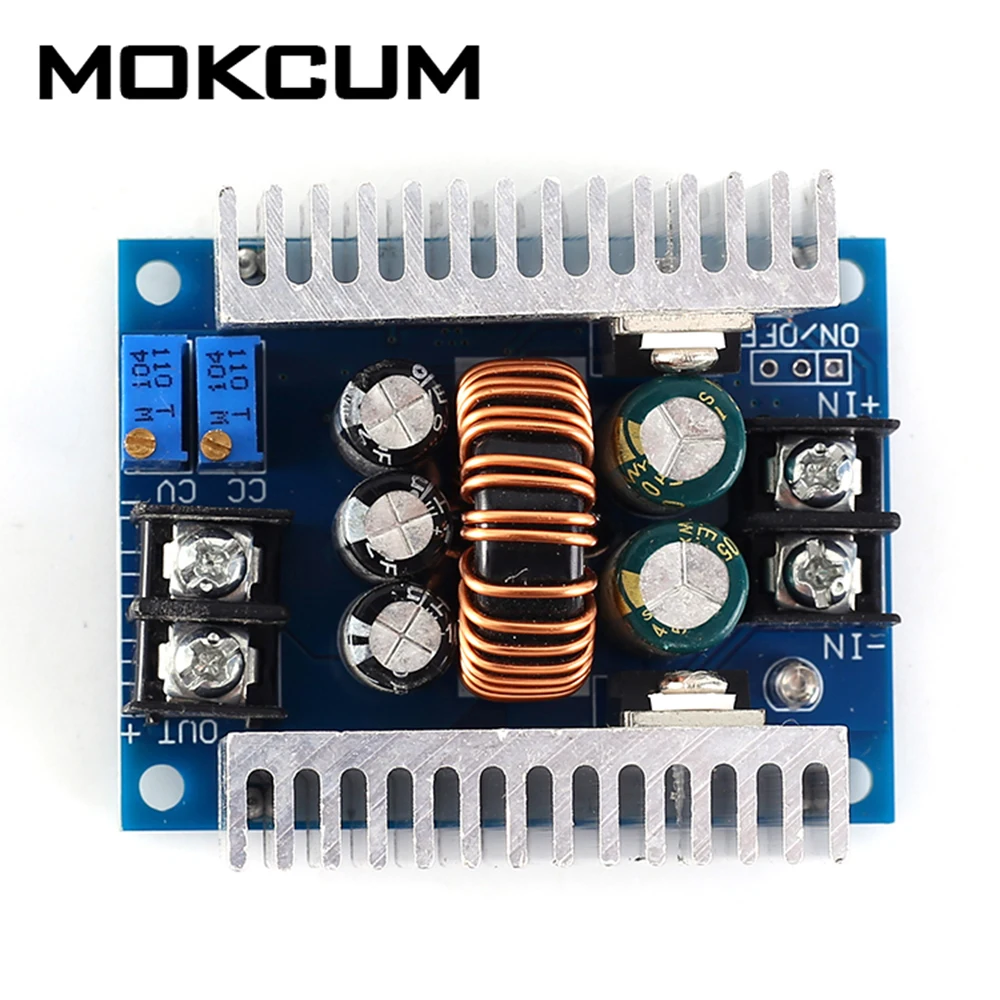 DC-DC 20A CVCC модуль источника питания высокой мощности 6V-40V до 1 2 V-35V понижающий