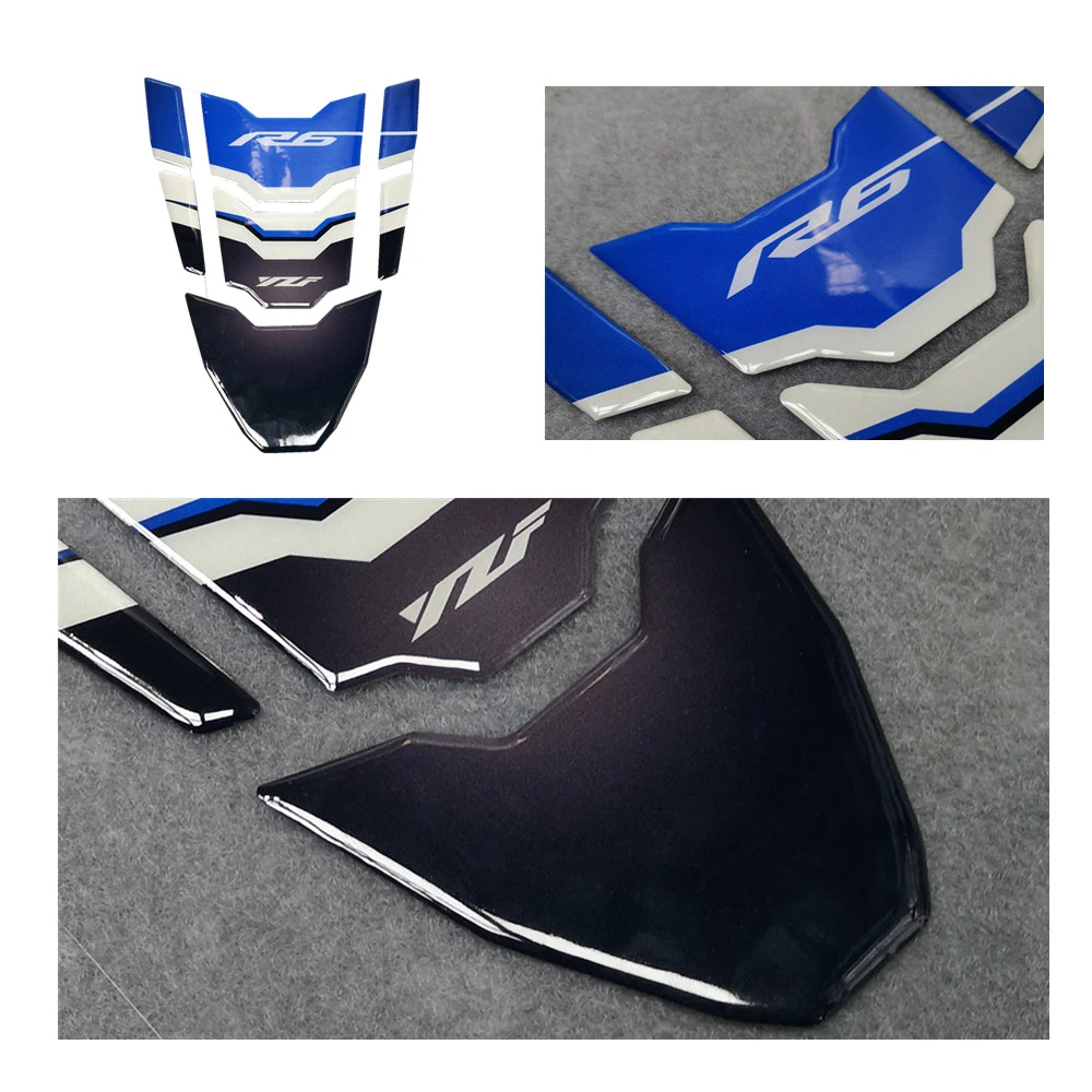 Мотоцикл для Yamaha YZF R6 3D акриловый приподнятый топливный бак высокое качество