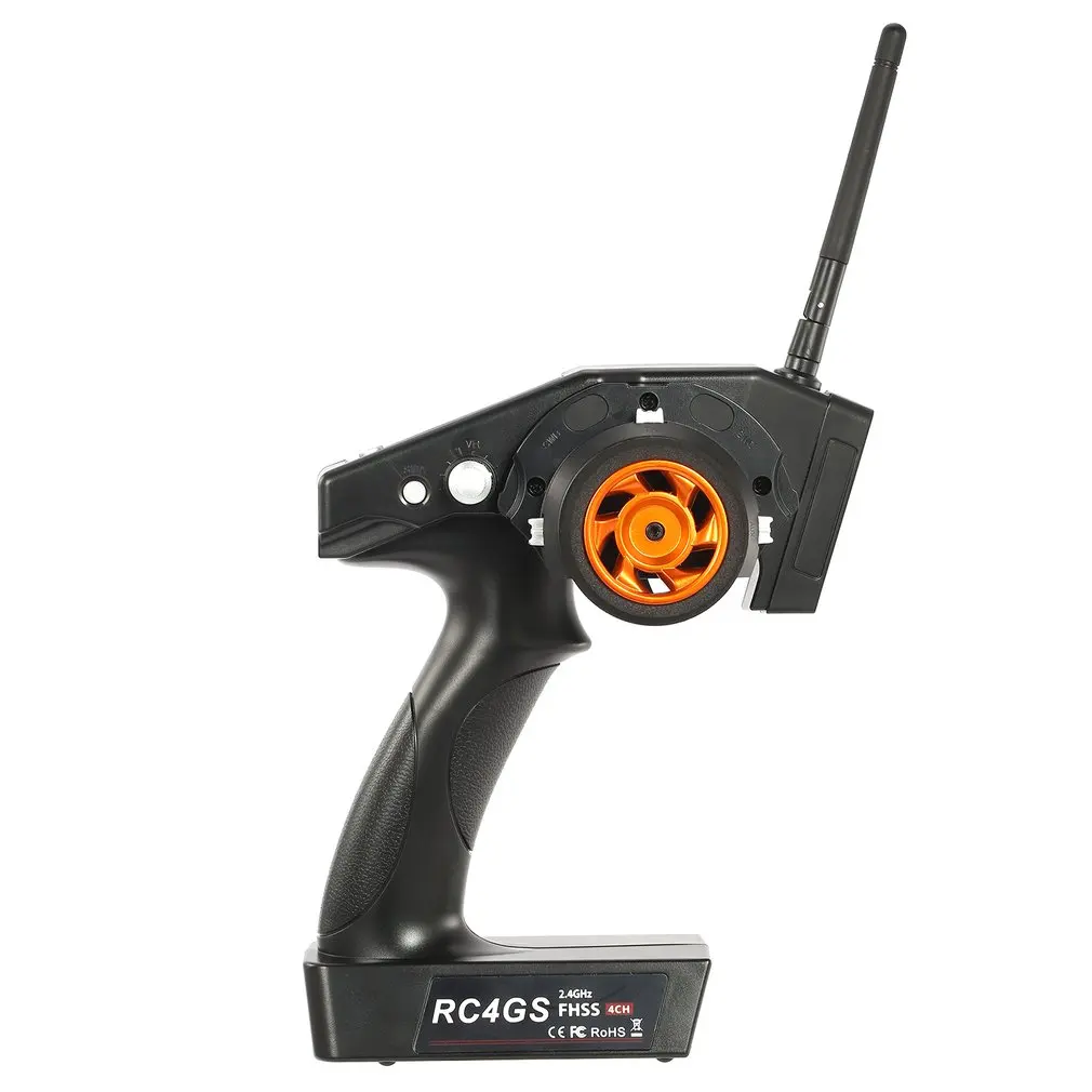 RadioLink RC4GS 2,4G 4CH 400M дистанционный пульт дистанционного управления передатчик+ R6Fg гироскоп внутри приемника для RC автомобиля лодки для моделирования, детали для игрушек