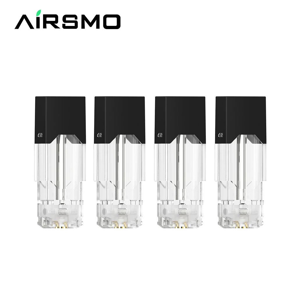 

Original 4pcs Vape Pod For Juul 1ml Capacity 2.2ohm For Electronic Cigarette Vape Empty Atomizer Vapor Pod System Device Starter