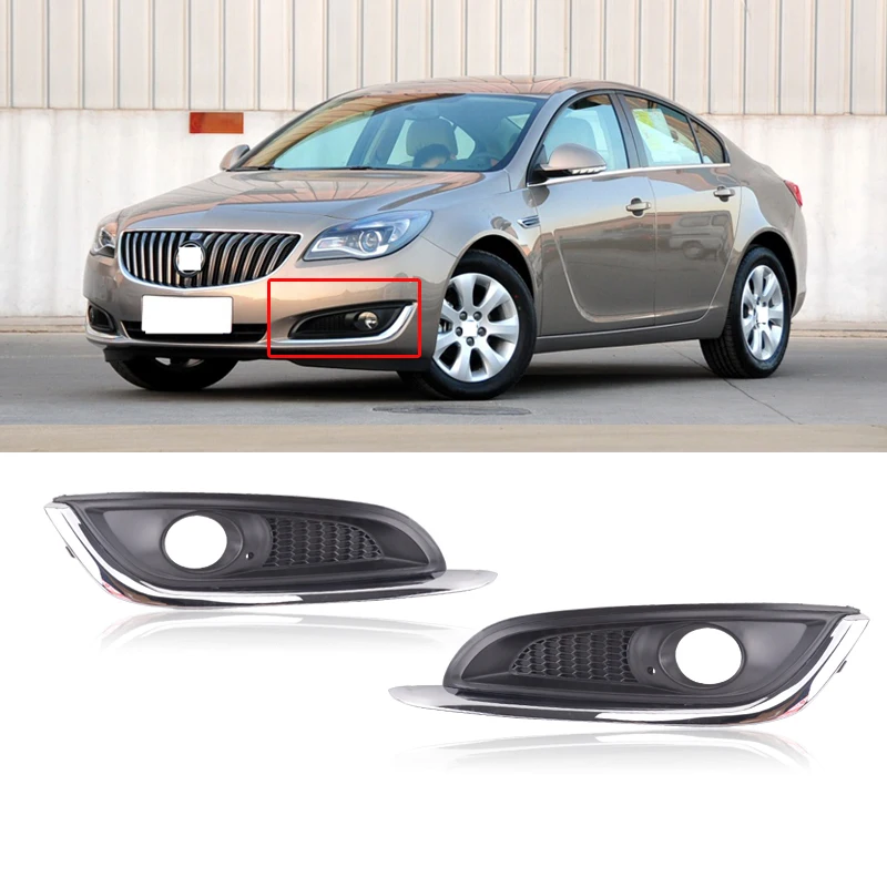 Крышка QX 2 шт. для Buick Regal 2014 2015 передний бампер противотуманная фара крышка