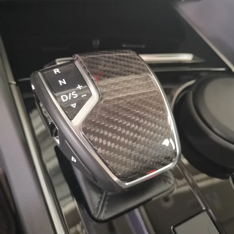 Наклейка из настоящего углеродного волокна для Volkswagen Touareg 2019 черная