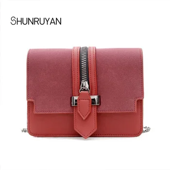 

SHUNRUYAN 2019 New Women Bag Brand Design Small Flap Bag Messenger Bag Dress Small Luxury Designer Shoulder Bag