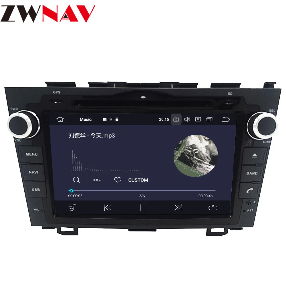 4+64 Android 9.0 Car Stereo Smart Multimedia DVD Player GPS for Honda CRV 2006-2011 Audio Video radio tape recorder BT head unit