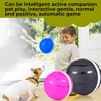 

Upgrade Smart Dog Toys Ball Automatically Wake Up Pet Ball Dog/Cat Outdoor Interactive Toy LED Electric Ball Christmas for dogs