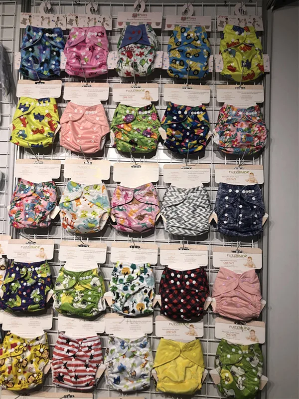 Naughtybaby cloth diapers nappy with insert Free Shipping All In One size more print color | Мать и ребенок