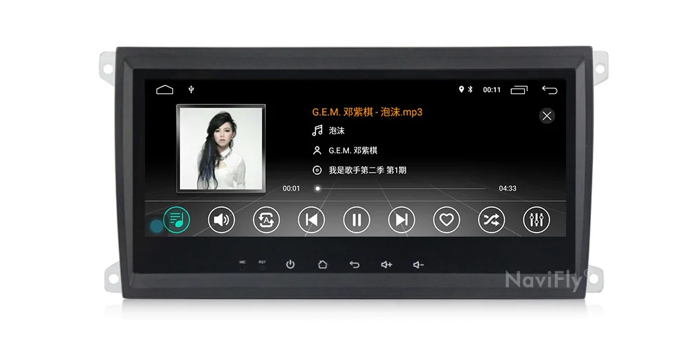 Clearance NaviFly Android 9.1 Car multimedia player for Porsche Cayenne 2003-2010 & Cayenne S & Cayenne GTS 2003-2010 RAM 2G ROM 32G AM FM 18