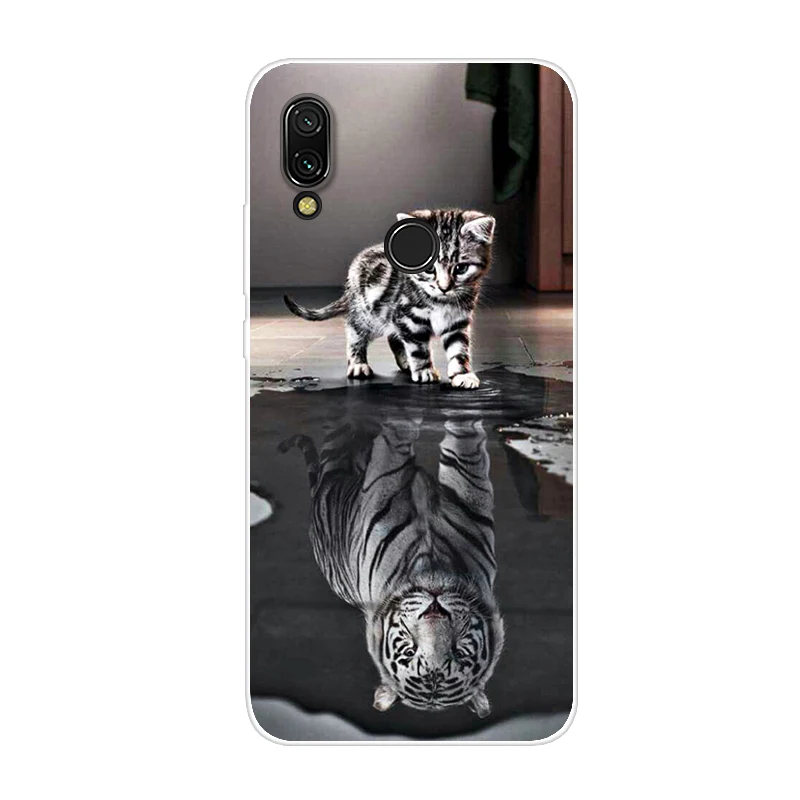 Чехол для Xiaomi Redmi 7 Note милые мягкие чехлы из ТПУ с рисунком животных телефонов 7A
