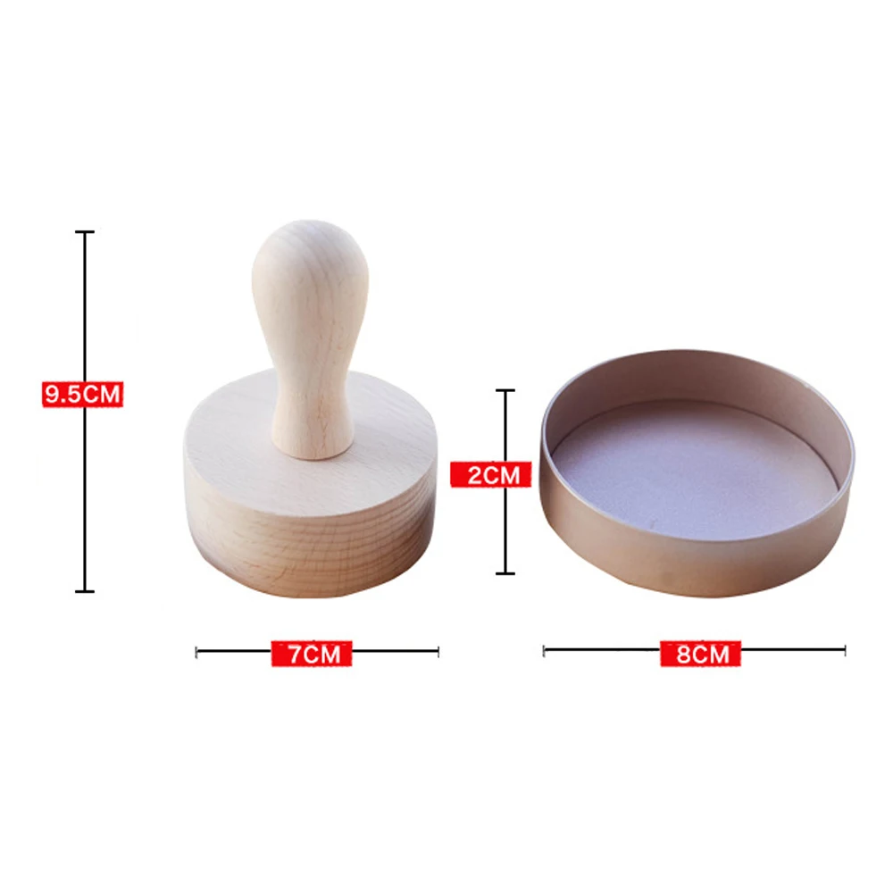 Stainless Steel Mousse Cake Mould Cake Mold Loose Bottom Mini Round Shaped And Wooden Stick Kitchen Tools Bakery Accessories