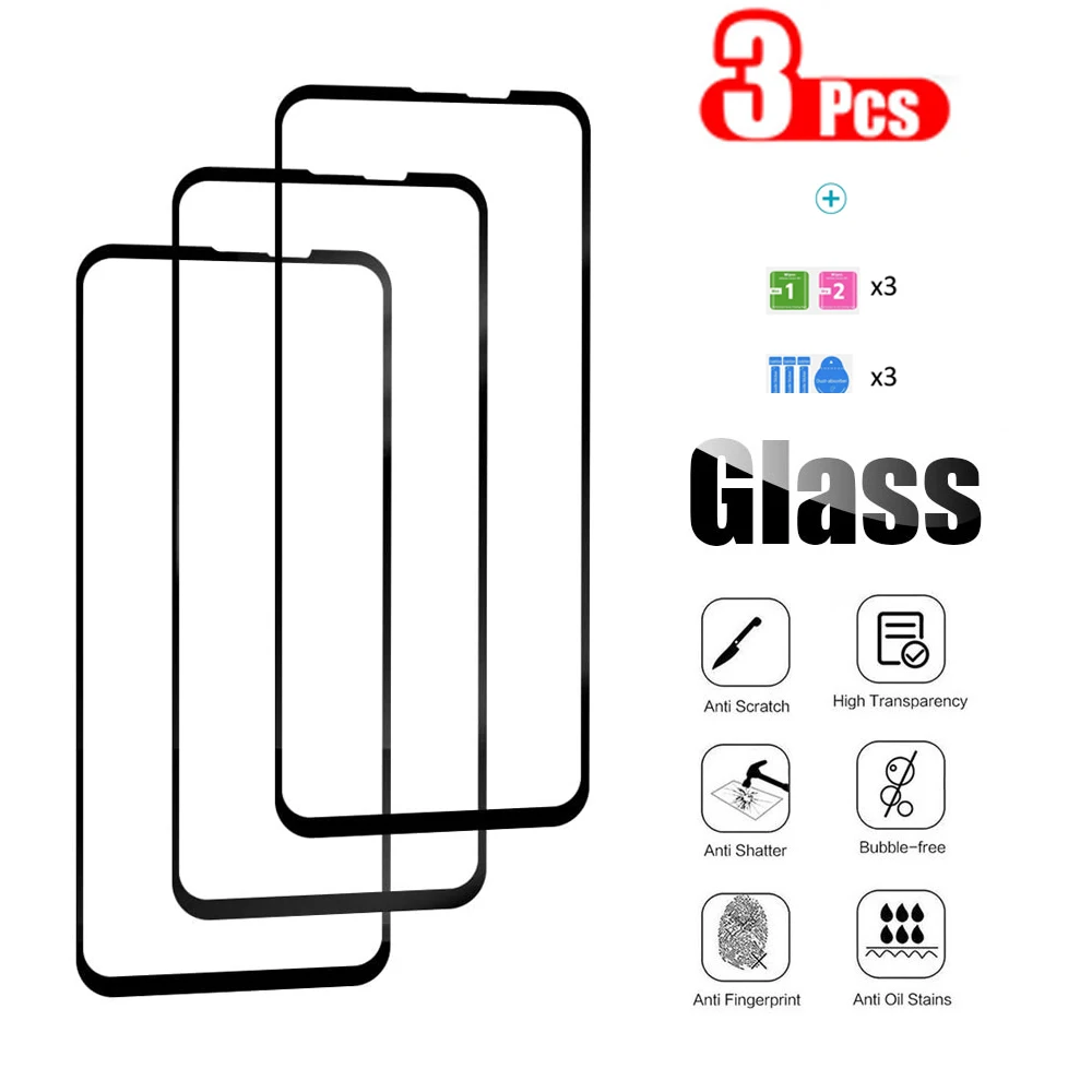 3 Pack Screen Protector Film For Moto G20 G30 G10 G STYLUS/POWER/PLAY/FAST ONE VISION E6i E6S 5G E7 Power Tempered Glass | Мобильные