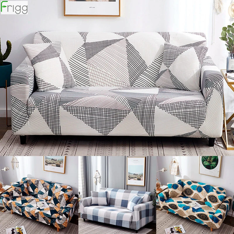 Goedkoop 1 2 3 4 Zits Kussenovertrekken Sofa Cover All Inclusive Antislip Sectionele Elastische Couch cover Sofa Handdoek Sofa Meubels Case