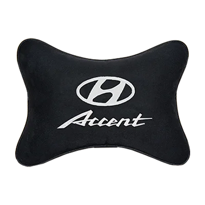 Car neck pillow/headrest/car accessories/Alcantara Black C car logo Hyundai accent pillow headrest | Автомобили и мотоциклы